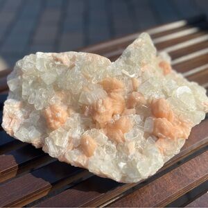 Apophyllite with stilbite RARE Heart Crystal 14.4lbs!!